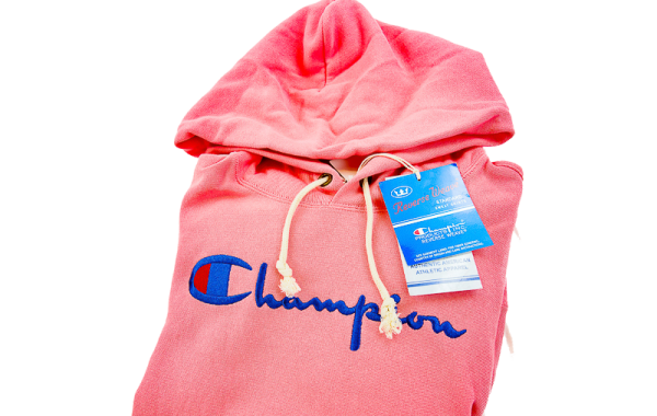 Champion Hooded sweatshirt big script