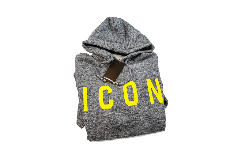 DSQuared2 Sweat hood Gris melange Icon