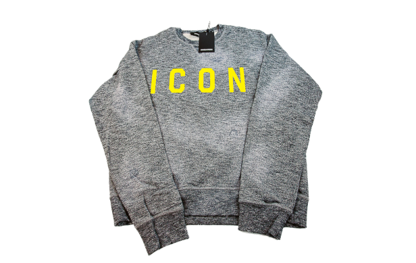 DSQuared2 Sweat crew Gris Melange Icon