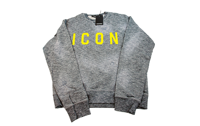 DSQuared2 Sweat crew Gris Melange Icon