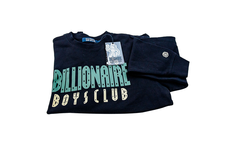 BillionaireBoys Club Straight logo crewneck sweater