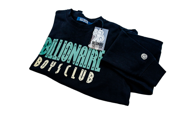 BillionaireBoys Club Straight logo crewneck sweater