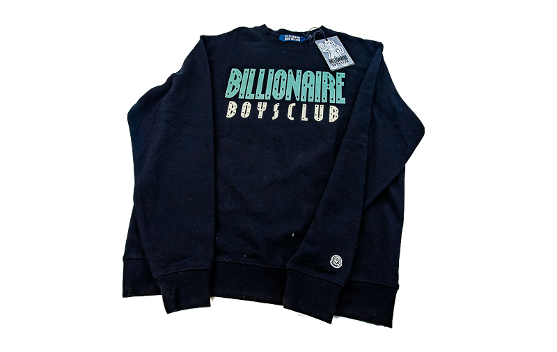 BillionaireBoys Club Straight logo crewneck sweater