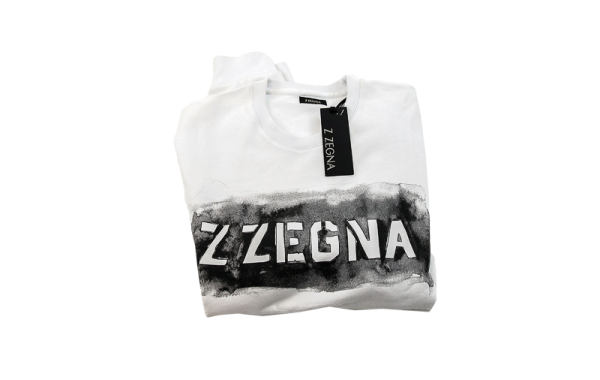 Zegna Sweatshirt  (Bianco ottico Fantasia)