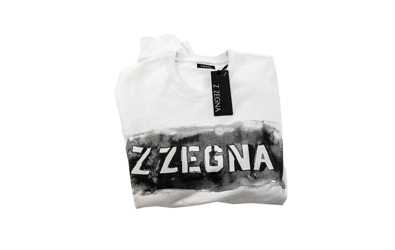 Zegna Sweatshirt  (Bianco ottico Fantasia)