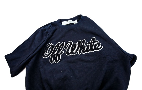 Off-White Shearling EMB Crewneck