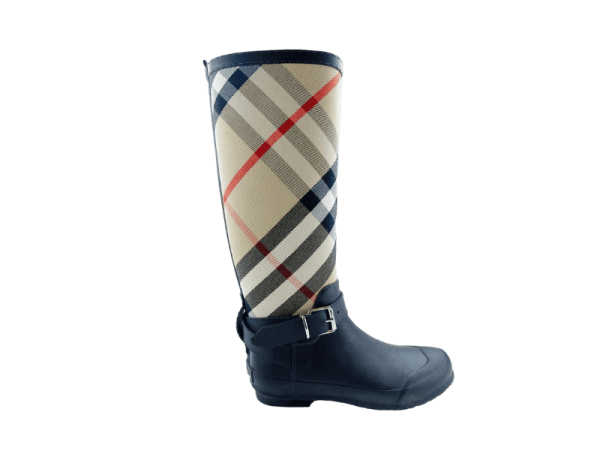 Burberry Rubber Boot Vintage Check Upper