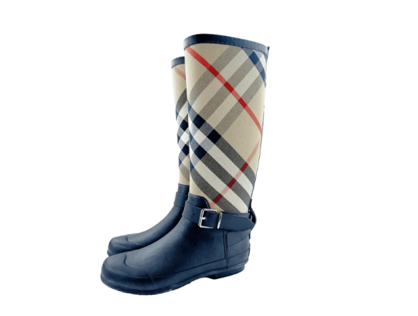Burberry Rubber Boot Vintage Check Upper