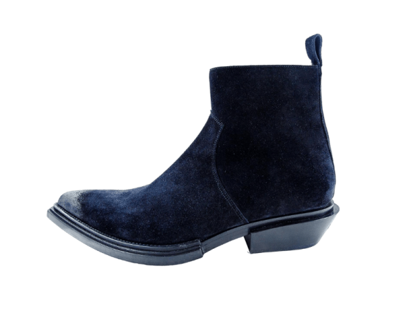 Balenciaga Boots Sanitiag Suede ne metal