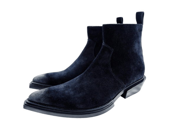 Balenciaga Boots Sanitiag Suede ne metal