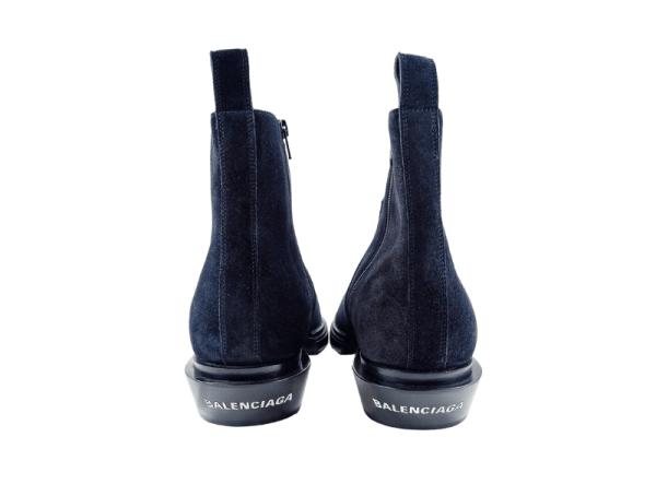Balenciaga Boots Sanitiag Suede ne metal