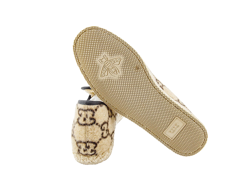GUCCI Loafers home wool GG Fria