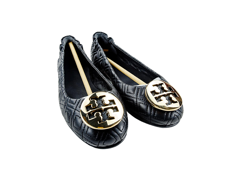 TORY BURCH Quilted Minnie with Metal Logo