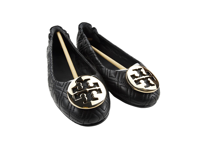 TORY BURCH Quilted Minnie with Metal Logo